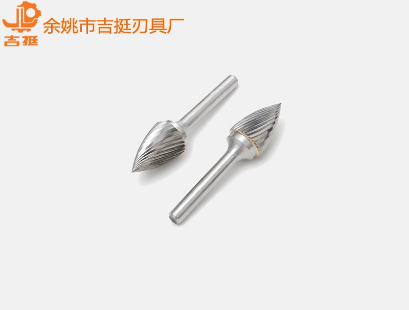 单纹柄经Φ6 钨钢打磨头品牌(弧形尖顶G2025M06)