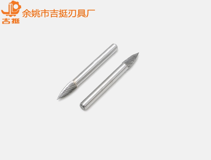 单纹柄经Φ6 钨钢圆柱磨头(弧形尖头G0616M06)