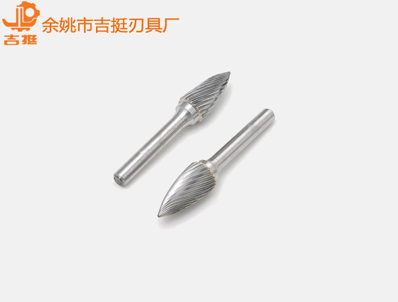 单纹柄经Φ6 加长钨钢磨头圆柱形(弧形尖头G1225M06)