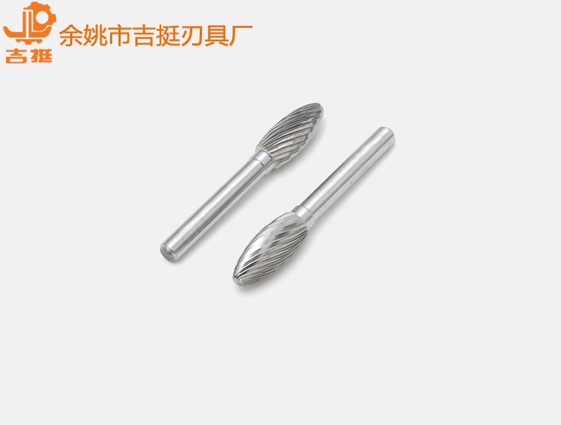 单纹柄经Φ6 球形的钨钢磨头(火炬形H1025M06)